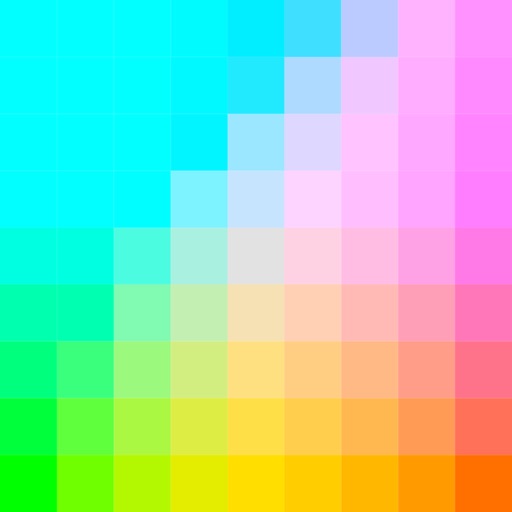 Color Palette and monochrome screen wallpaper