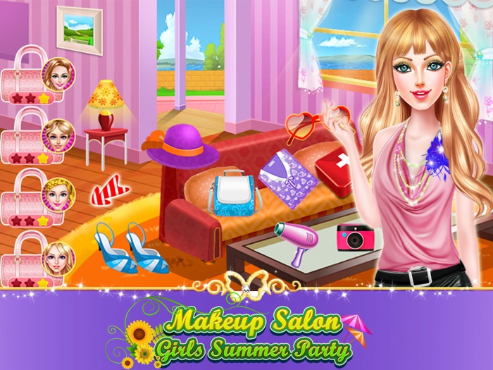 Makeup Salon- Girls Summer Party