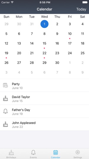 Birthday Reminder & Big Days(圖1)-速報App