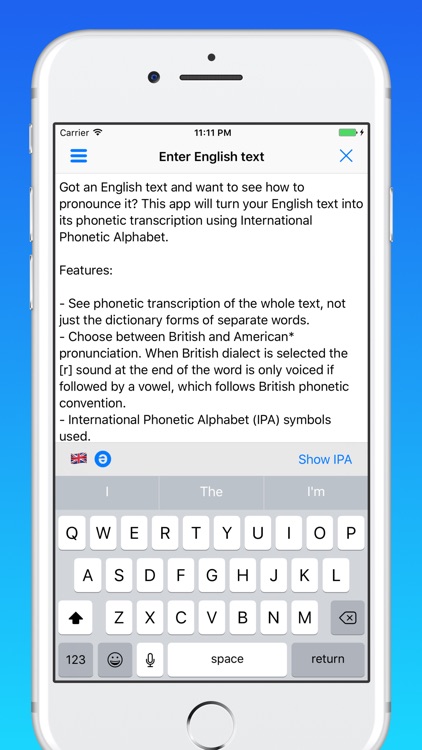 toPhonetics Converter