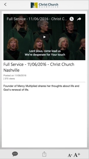 Christ Church Nashville(圖2)-速報App