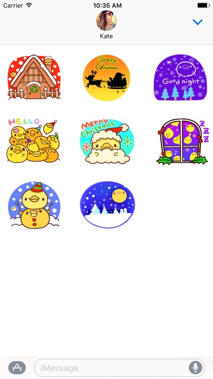 Yelly Xmas The Chicken Stickers screenshot-3