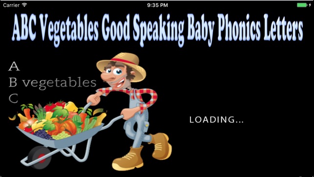 ABC Vegetables Good Speaking Baby Phonics Letters(圖1)-速報App