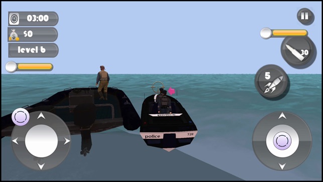 Fly Submarine Car: Police Boat(圖3)-速報App