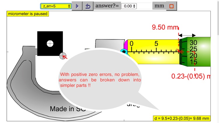 Micrometer Simulator Pro