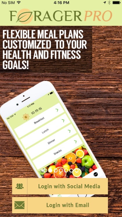 Forager - The Diet Meal Planner and Tracker! screenshot-4