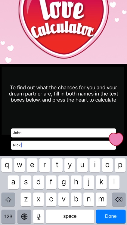 The Love Calculator by Pinch Swipe Tap Pty. Ltd.