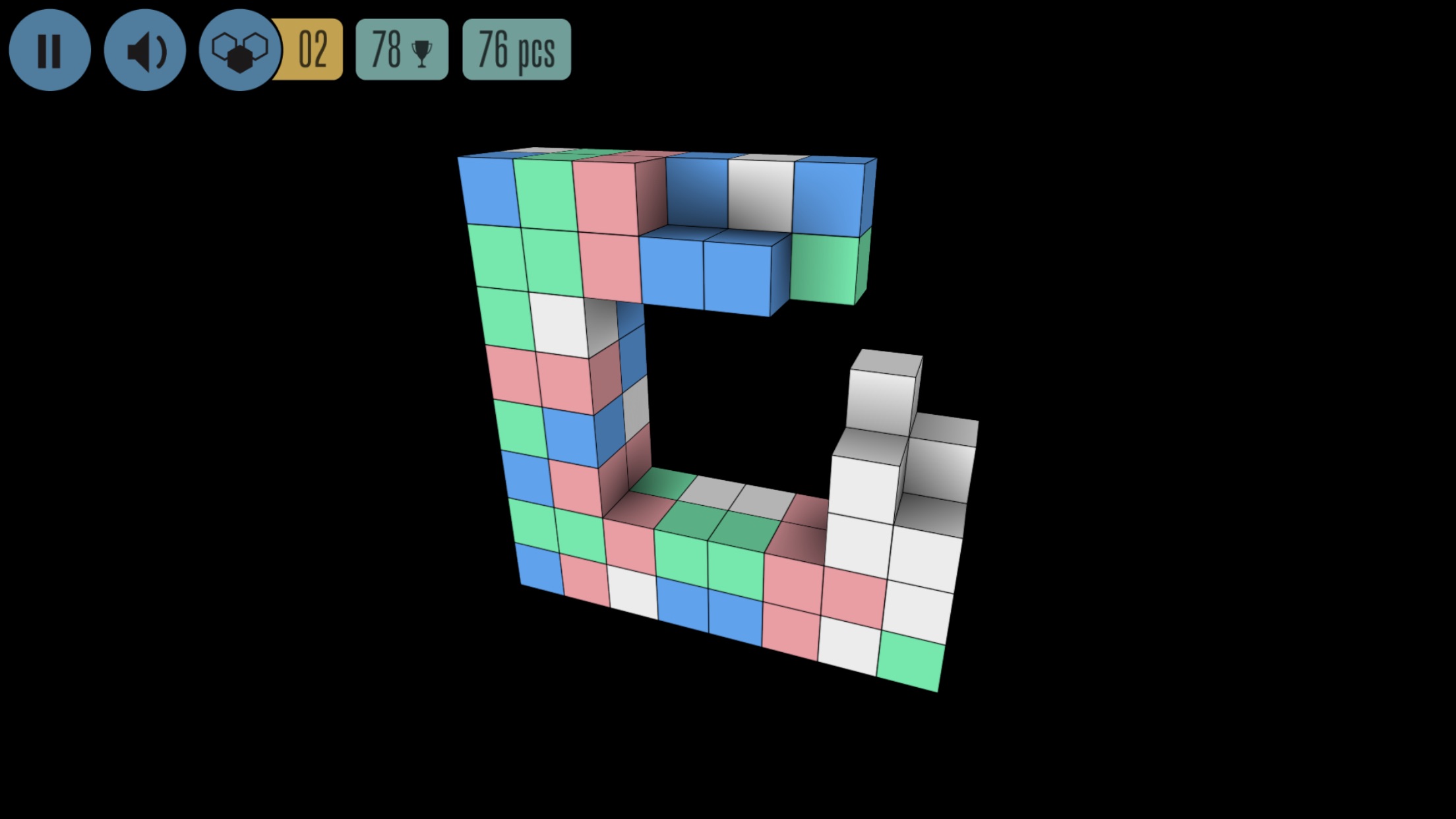 Screenshot do app Sea of Squares