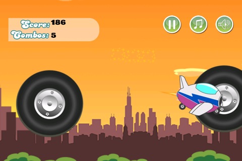 Bouncing AeroPlane Racing Madness - best sky racing arcade game screenshot 3