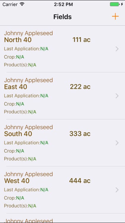 Pesticide and Field Records II