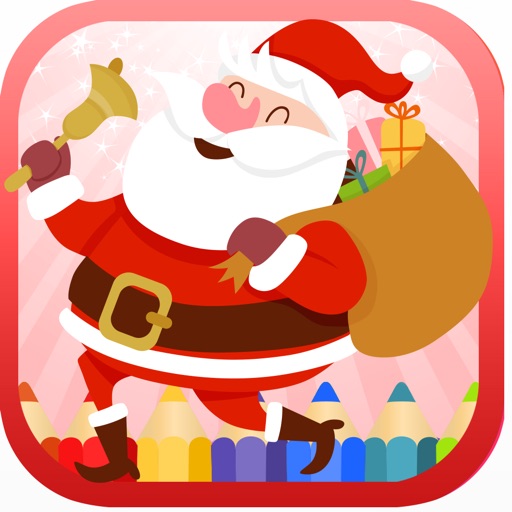 Christmas Coloring Book for Kid - Painting Game HD Icon