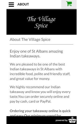 The Village Spice Indian Takeaway screenshot 4