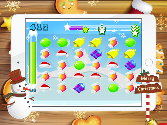 Christmas for kids - Free Match-3 Puzzles Gameのおすすめ画像1