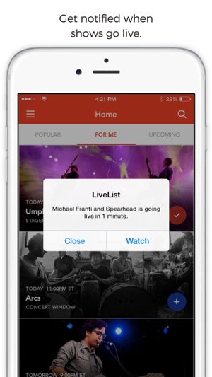 LiveList: Live Stream Concerts(圖3)-速報App