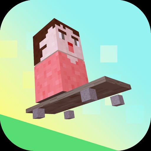 Pixel Blocky Pup Jump icon