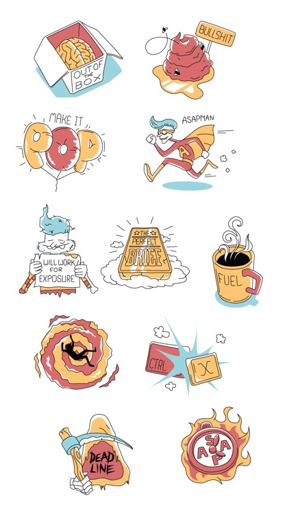 I am a designer - stickers
