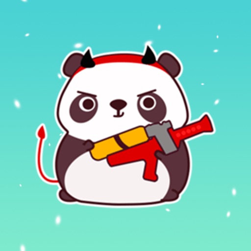 Cute Panda Animated Sticker