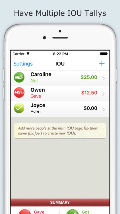 IOU (I Owe You) App - Track people who owes you money screenshot-3