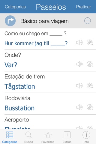 Swedish Video Dictionary - Translate, Learn and Speak with Video Phrasebook screenshot 2