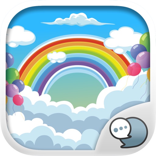 Rainbow Emoji Stickers Keyboard Themes ChatStick icon