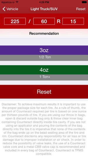 Counteract Application Calculator(圖4)-速報App