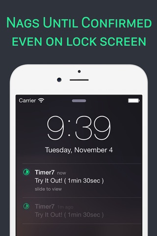 Timer 7 - Multiple timers for time management, kitchen, gym, errands and gtd screenshot 3