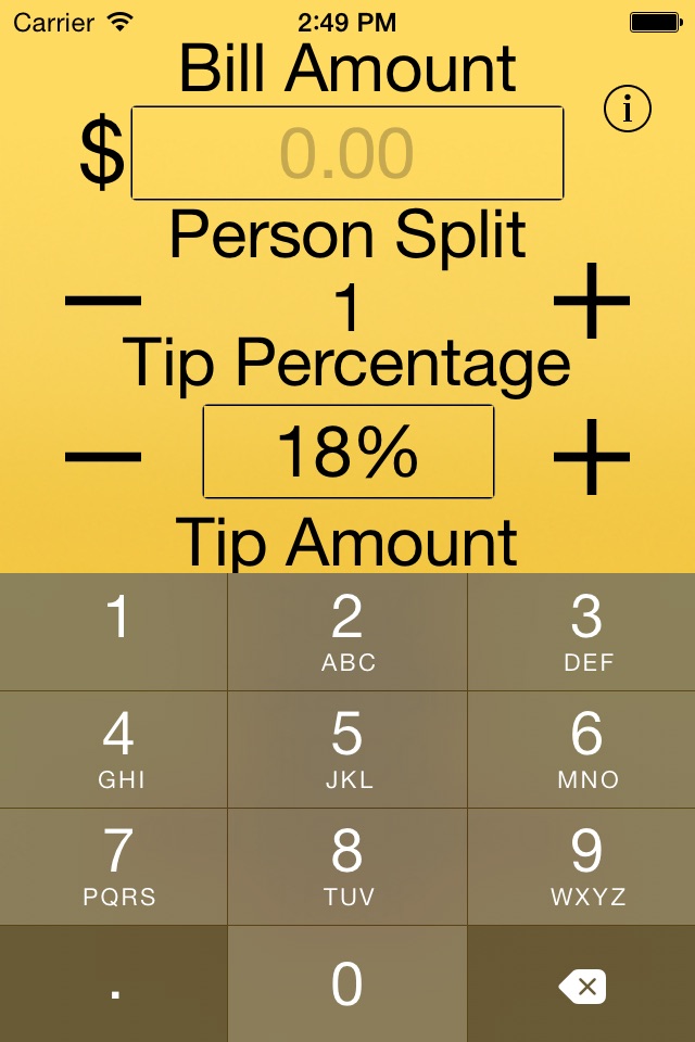 Just The Tip - Tip Calculator screenshot 2