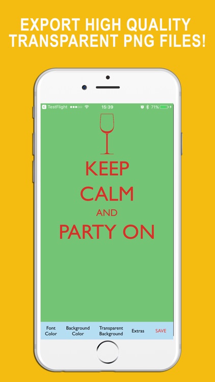Keep Calm Create + Design Text PNG Images screenshot-3