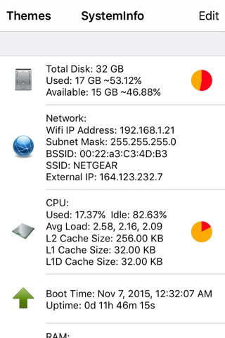 System Information Lite - náhled