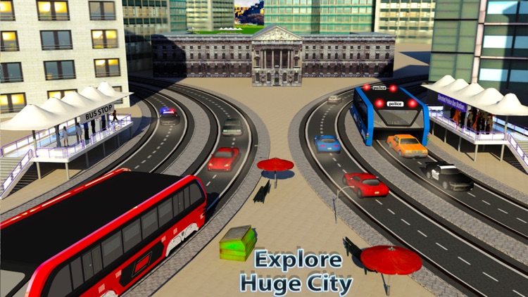 Police Elevated Bus Simulator 3D: Prison Transport screenshot-3