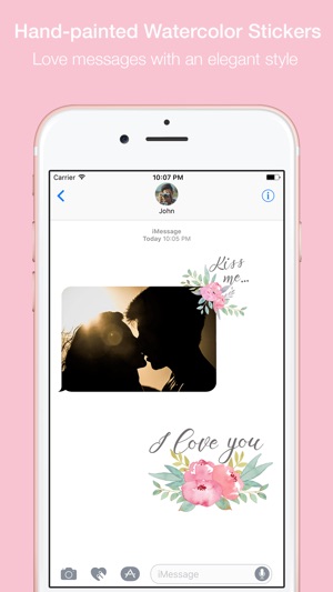 Love Messages Flowers Stickers by Maraquela(圖4)-速報App