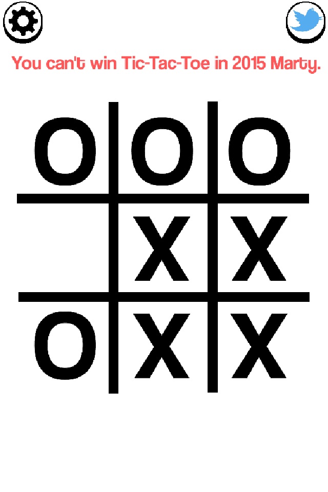 Impossible Tic-Tac-Toe screenshot 2