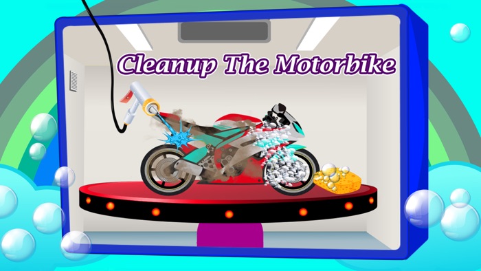 警察摩托车洗涤和修理 - 摩托车清洁