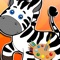 Draw Game My Cutie Zebra Coloring Page Version