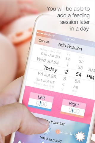 Breastfeeding – a tracker of when and for how long your baby feeds screenshot 3