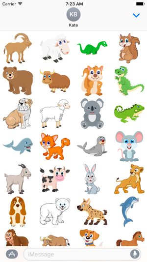 Cute Animals Sticker for iMessage #4(圖2)-速報App