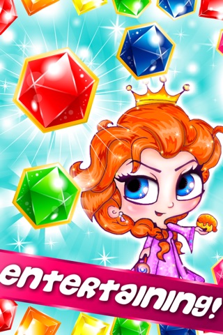 Mania Jewel's Match-3 - diamond game and kids digger's quest hd free screenshot 3