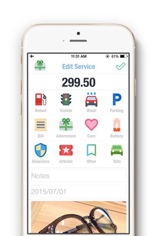 Daily Car Cost 2 - Mileage log tracker, Fuel economy, Gas mileage screenshot 2