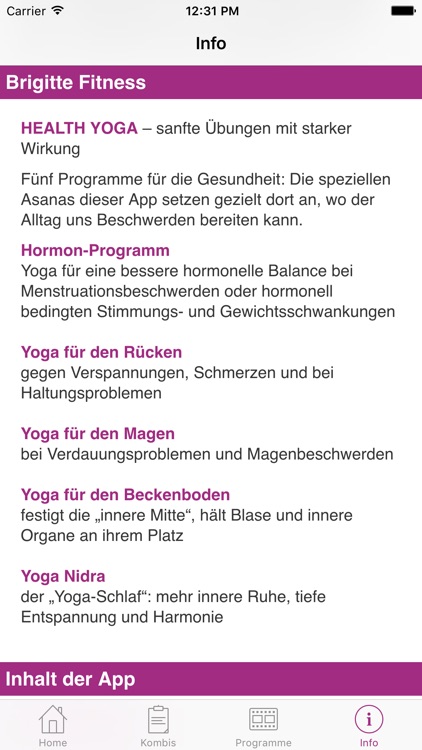 Brigitte Fitness Health Yoga