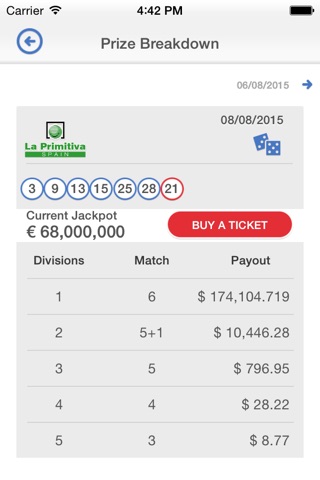 Mega Lotto – Lottery numbers screenshot 3