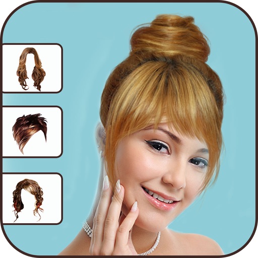 Woman Hairstyles Photo Editor icon