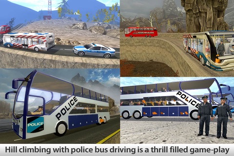 Police Bus Hill Climb Driver screenshot 4