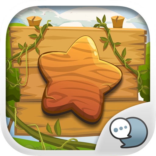 Wood Emoji Stickers Keyboard Themes ChatStick icon