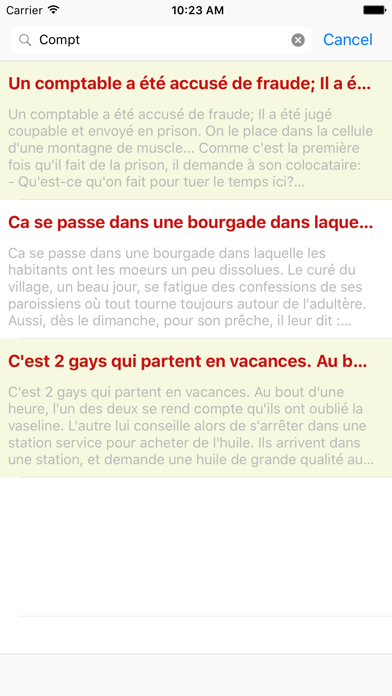 How to cancel & delete Adultes courtes - 200 Blagues Adultes Courtes 18+ from iphone & ipad 2