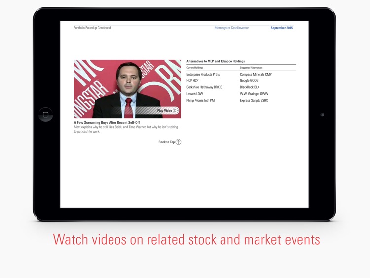 Morningstar StockInvestor