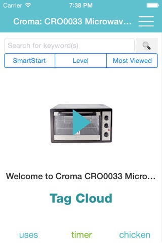 Showhow2 for Croma CR00033 Microwave screenshot 2