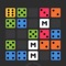 Dice Matrix 100/100 - a Blocks Grid Fit Puzzle Cool World!