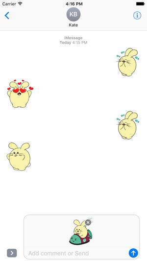 Fat Rabbit sticker pack(圖4)-速報App