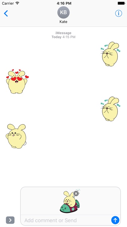 Fat Rabbit sticker pack screenshot-3