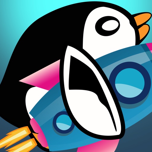 Funky Penguin Flick Jumper - cool sky racing arcade game Icon